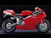 Ducati 749 červená